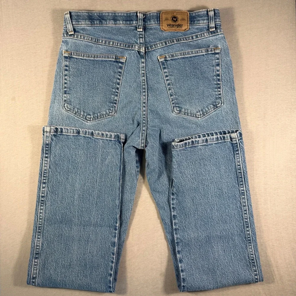 Wrangler Authentics Mens Regular Fit Straight Leg Jeans Blue 32x32 855WAQD